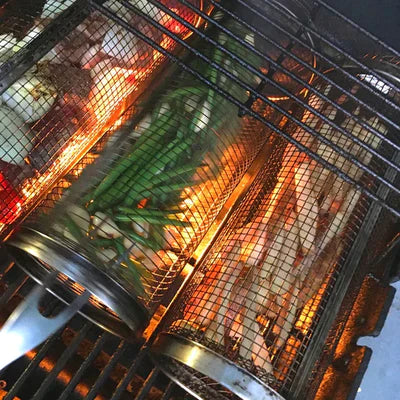Praktisk grillkorg för grillen - Dossify