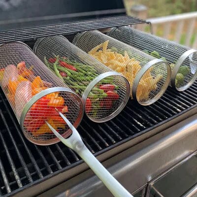 Praktisk grillkorg för grillen - Dossify