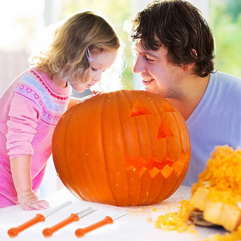 Pumpa Carving Kit i rostfritt stål - Dossify