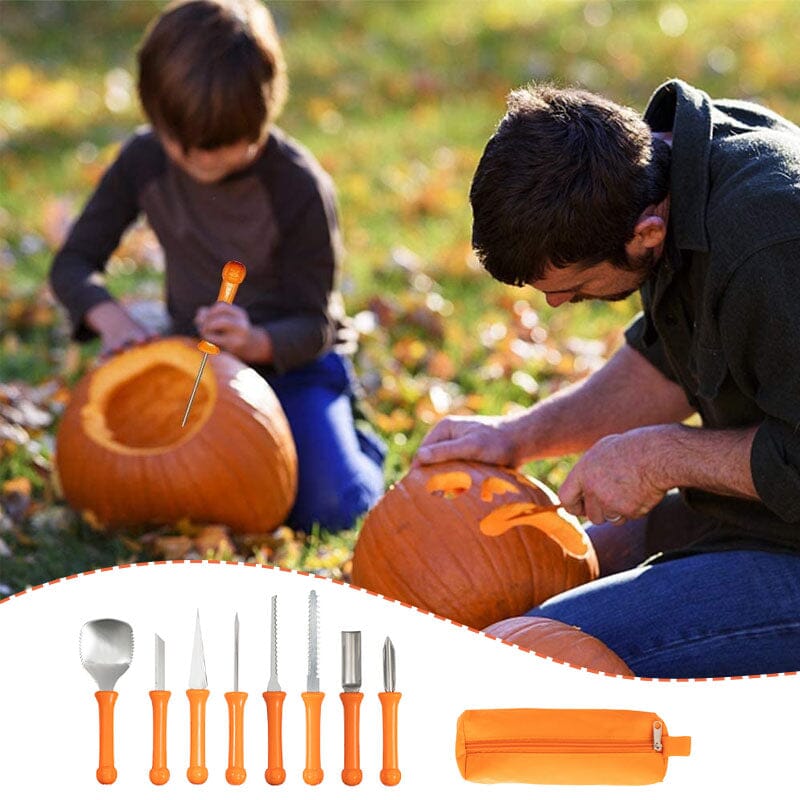 Pumpa Carving Kit i rostfritt stål - Dossify