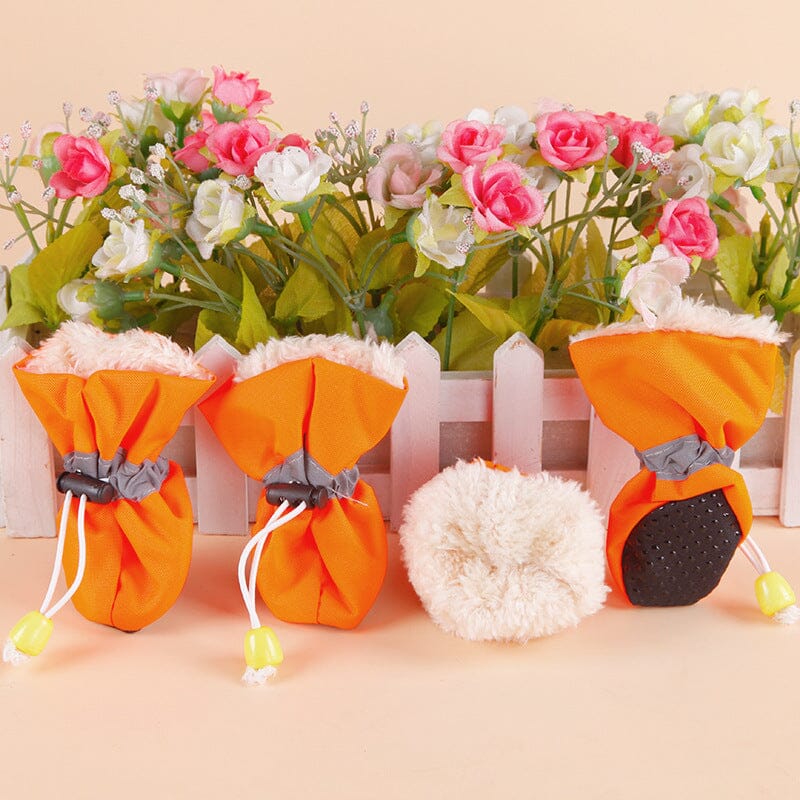 Reflektiva vadderade hundskor (4 skor) - Dossify