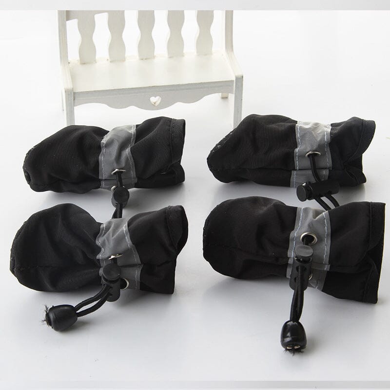 Reflektiva vadderade hundskor (4 skor) - Dossify