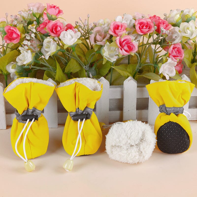 Reflektiva vadderade hundskor (4 skor) - Dossify