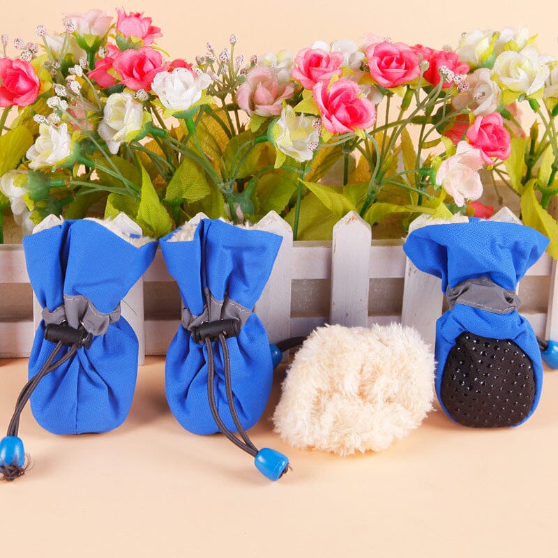 Reflektiva vadderade hundskor (4 skor) - Dossify