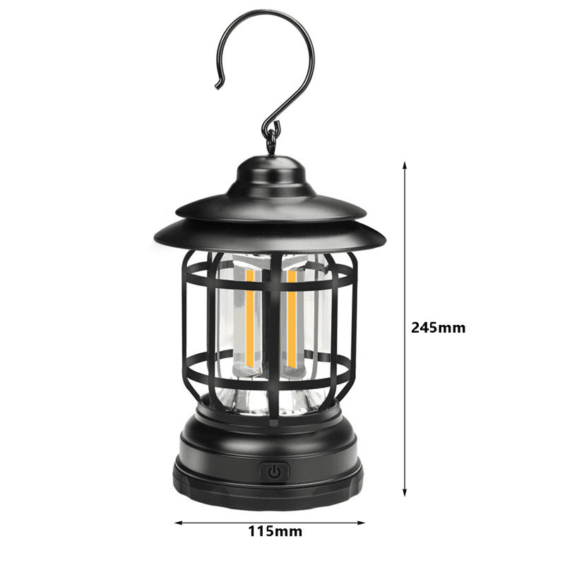 Retro LED-lykta - Dossify