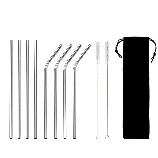 Rostfria Sugrör I Metall - Dossify