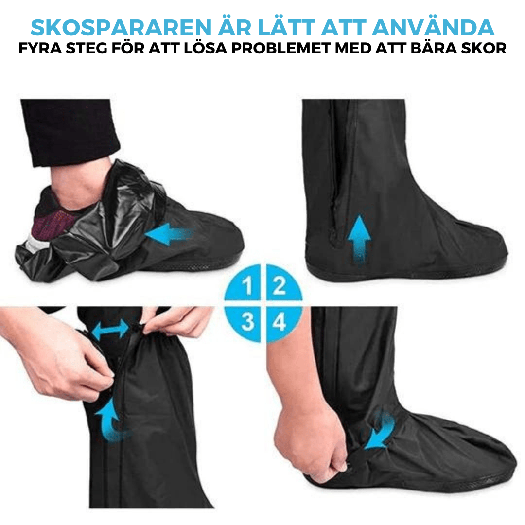ShoeCover™ - Vattentäta överdragsskor med förstärkt slityta - Dossify
