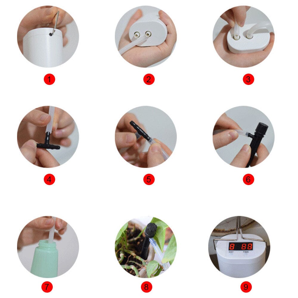 Smart bevattningssystem - Till krukor eller växthuset - Dossify