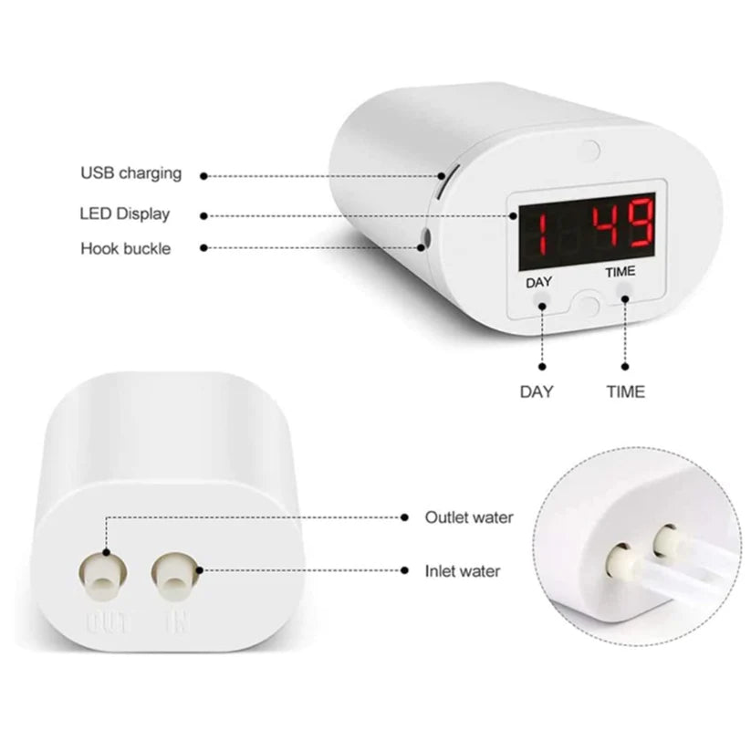 Smart bevattningssystem - Till krukor eller växthuset - Dossify