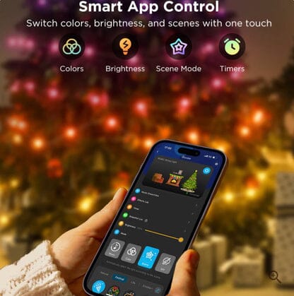 Smart julgransbelysning - Dossify