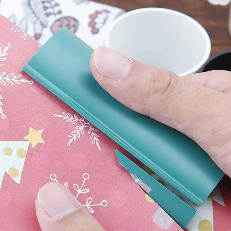 Smidig skärkniv till presentpapper, olika färger - Dossify