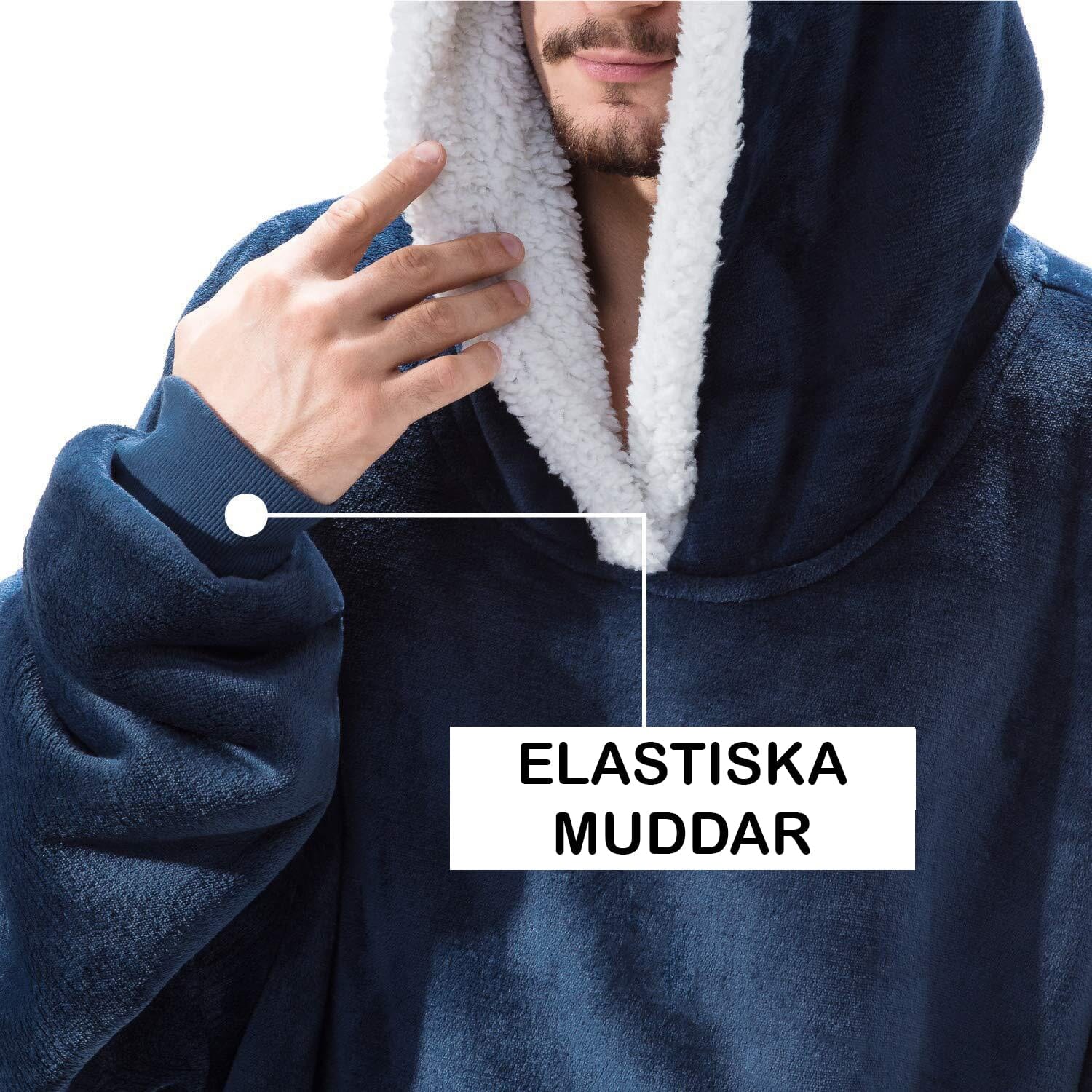Snugglie - Filt-Hoodie - Perfekt present! - Dossify
