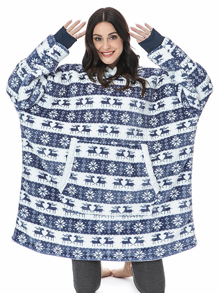 Snugglie - Filt-Hoodie - Perfekt present! - Dossify