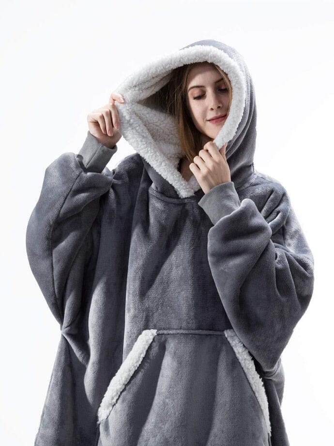 Snugglie - Filt-Hoodie - Perfekt present! - Dossify