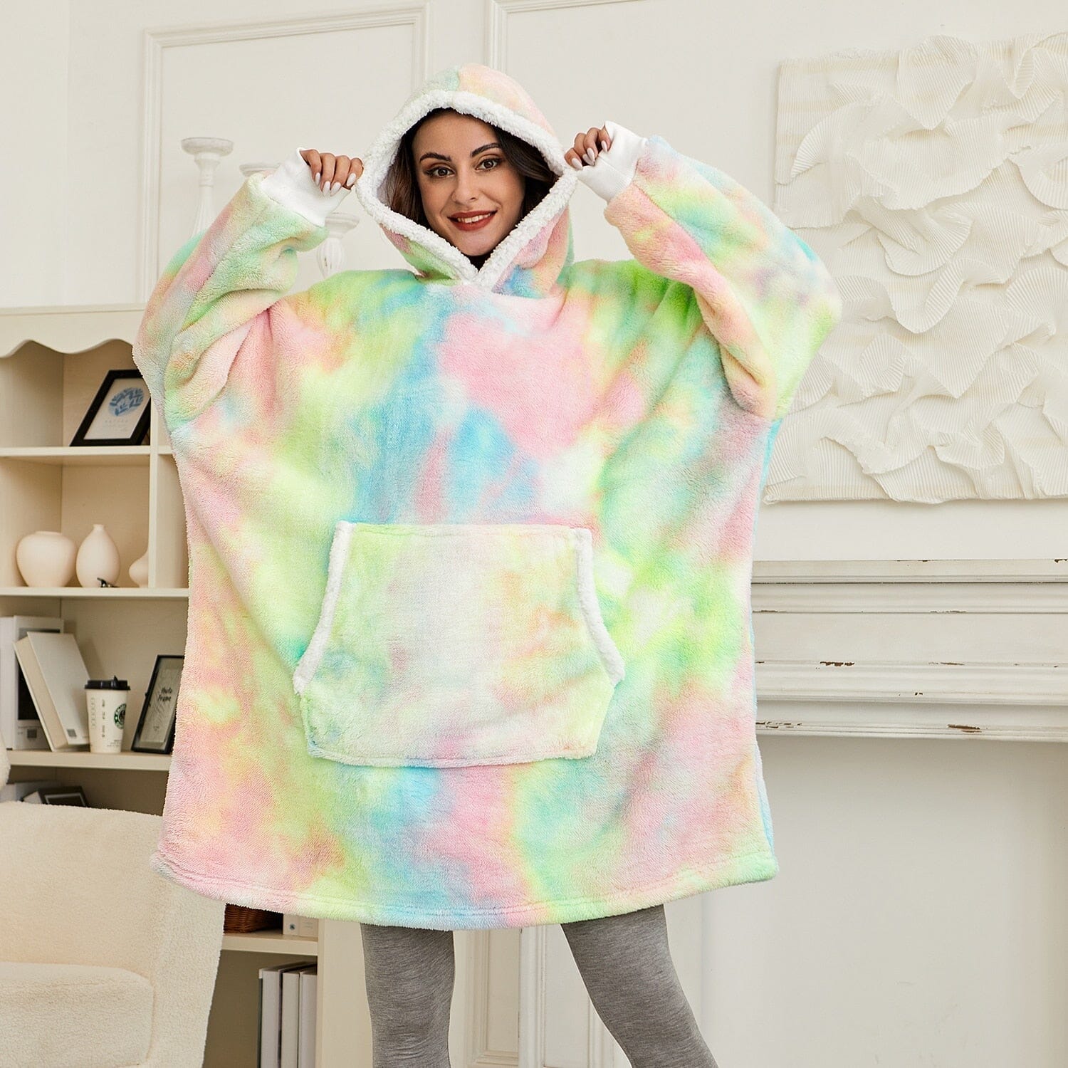 Snugglie - Filt-Hoodie - Perfekt present! - Dossify