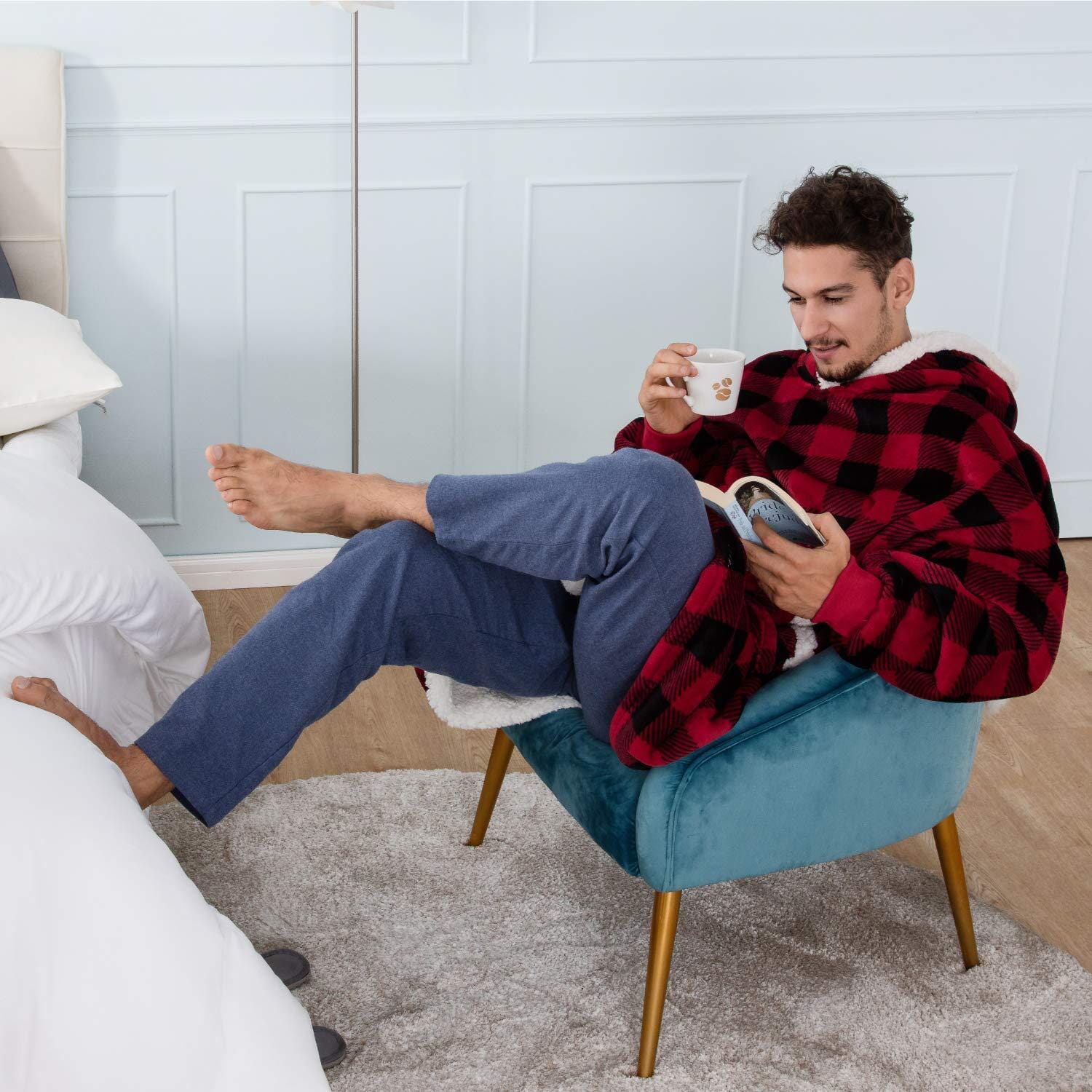 Snugglie - Filt-Hoodie - Perfekt present! - Dossify