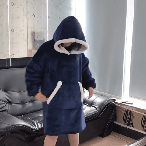 Snugglie - Filt-Hoodie - Perfekt present! - Dossify