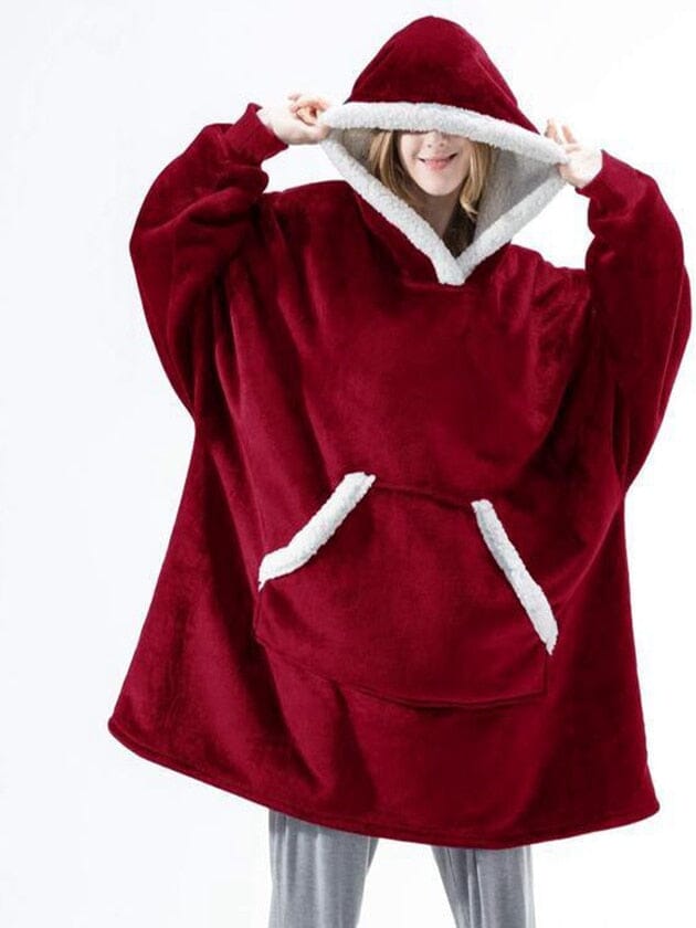 Snugglie - Filt-Hoodie - Perfekt present! - Dossify