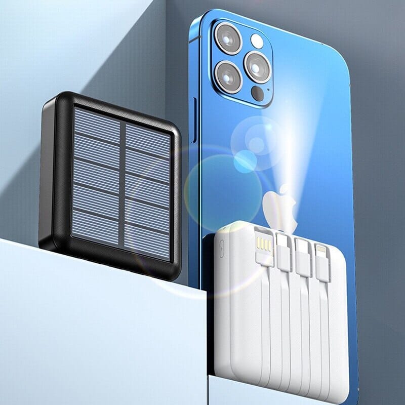 SolarCharge - Smart powerbank med solceller - Dossify