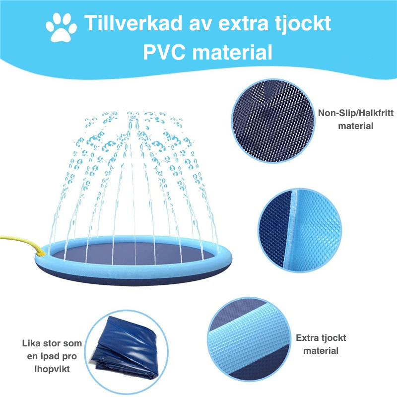 Splashpoolen - Pool med fontÀn - Dossify