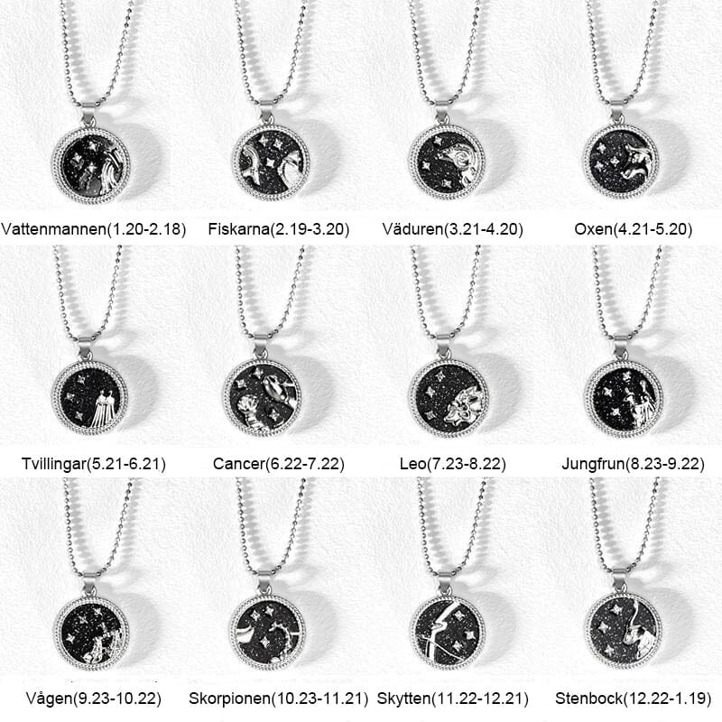 Stjärntecken - Halsband för kvinnor - Dossify