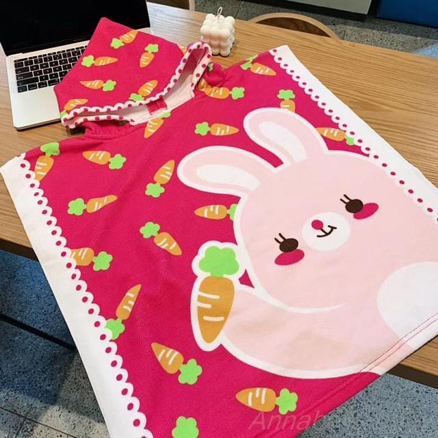 Strandhanddukar med huva för barn - Dossify