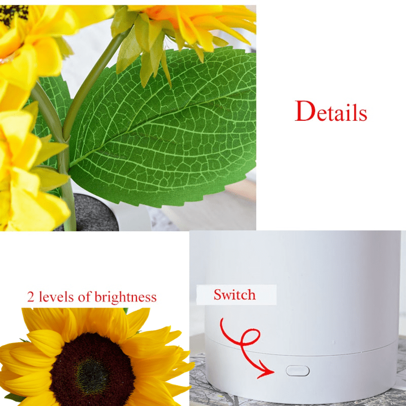 SUNFLOWER LAMP - Dossify