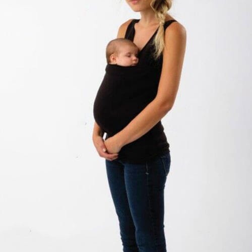 T-shirt med känguruficka - Dossify