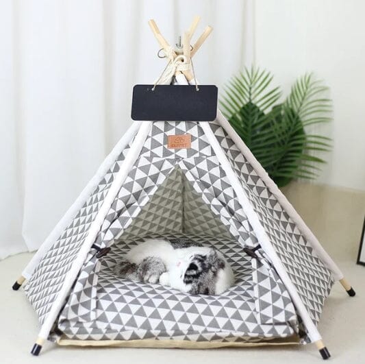 Tipi-tält för katter och hundar - Dossify