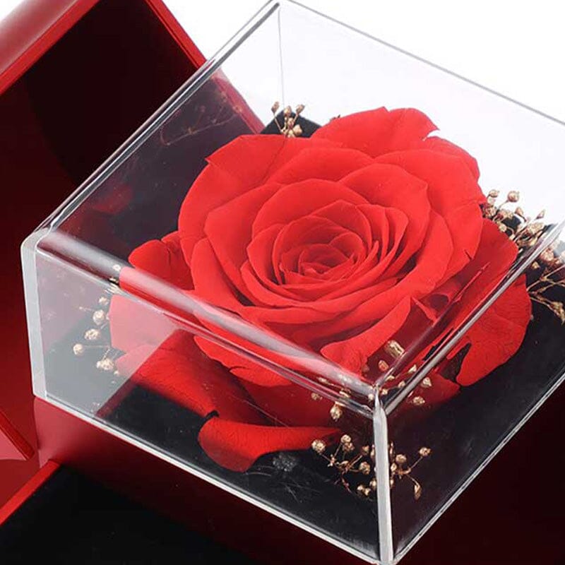 To My Love - Halsband - Med äkta ros - present till henne - Dossify