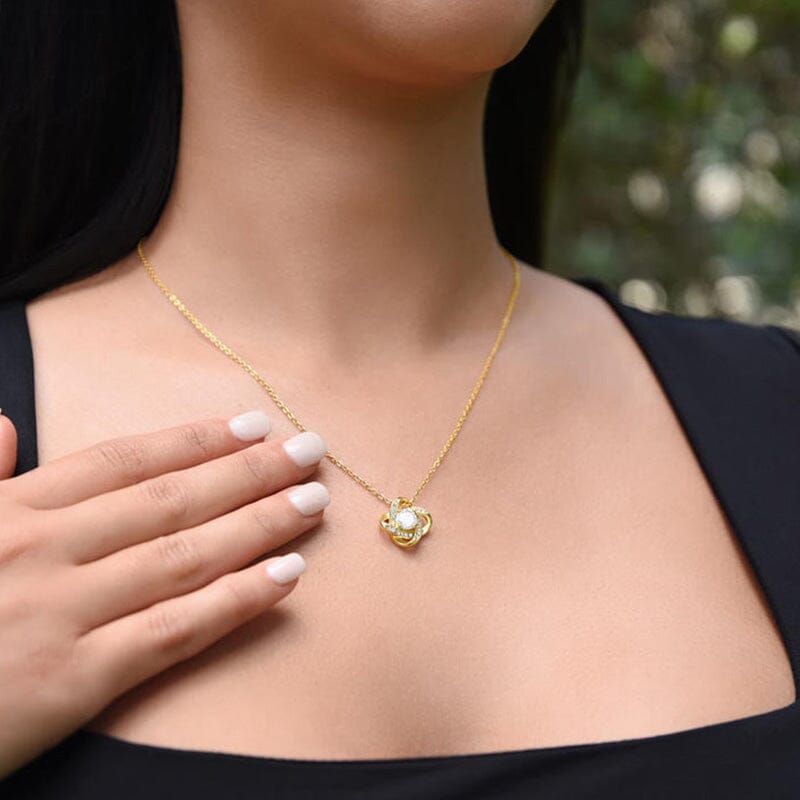 To My Love - Halsband - Med äkta ros - present till henne - Dossify