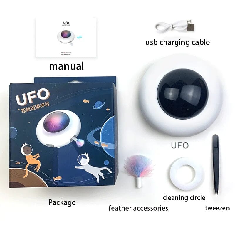 UFO kattleksak - Dossify
