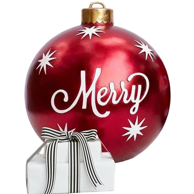 Uppblåsbara enorma julgranskulor - Dossify