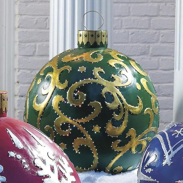 Uppblåsbara enorma julgranskulor - Dossify