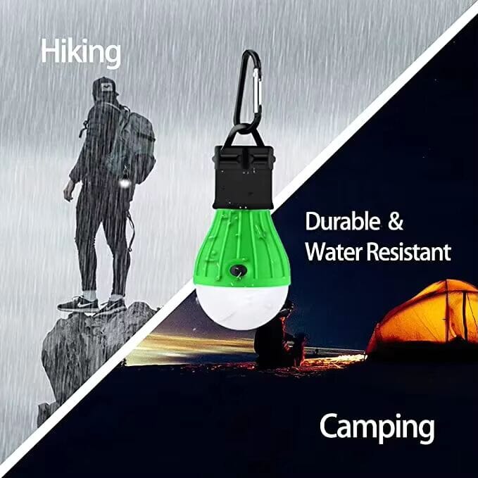 Upphängbar Campinglampa – Bärbar LED-Lampa för Camping och Nödsituationer - Dossify