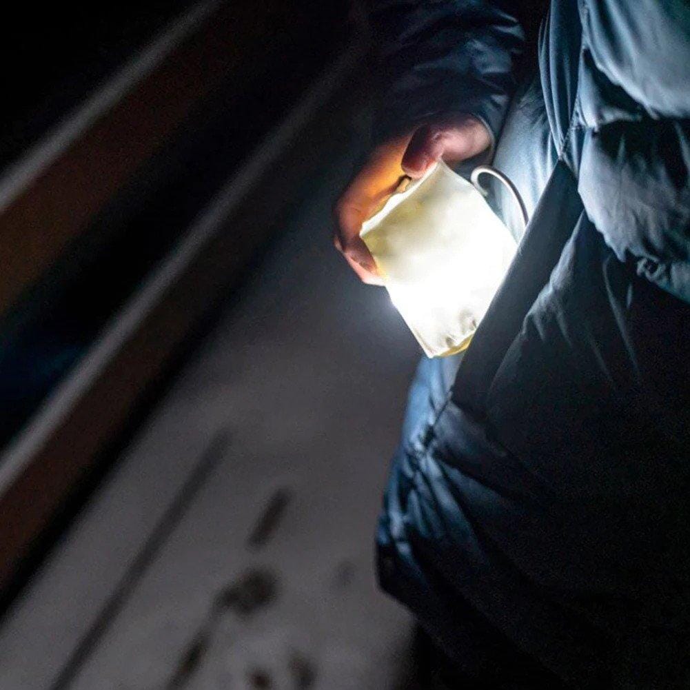 USB-driven och uppblåsbar campinglampa - Dossify