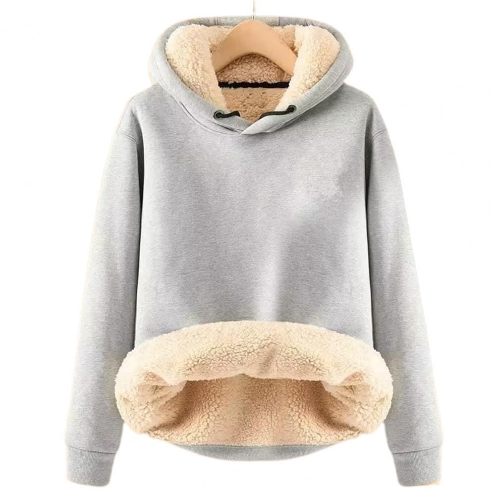 Varm Hoodie med Plysch - Dossify