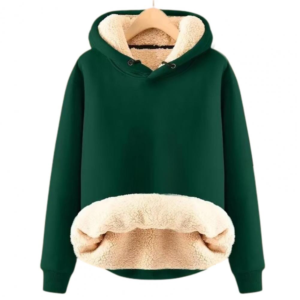 Varm Hoodie med Plysch - Dossify