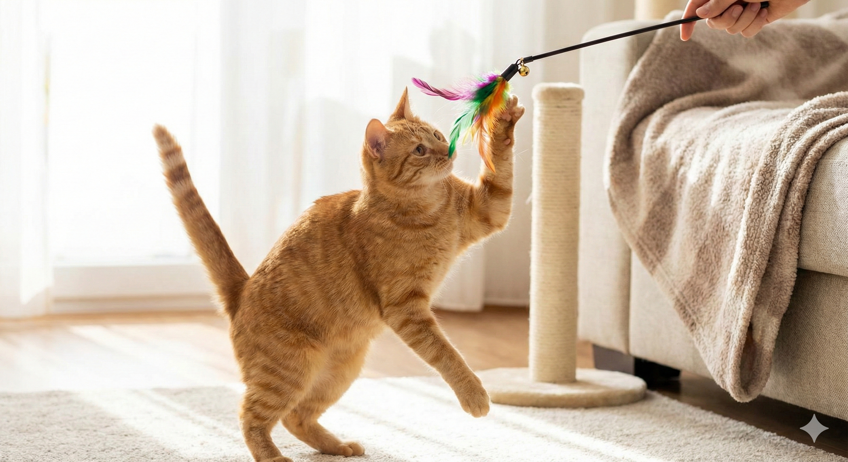 Interaktiv kattleksak – så håller du din katt aktiv och lycklig