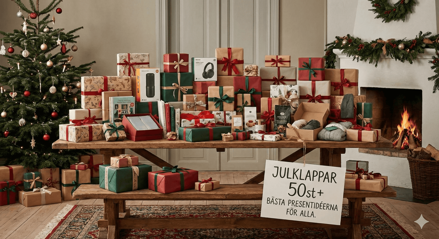 Julklappar 2026: Kompletta guiden med 50+ presentidéer