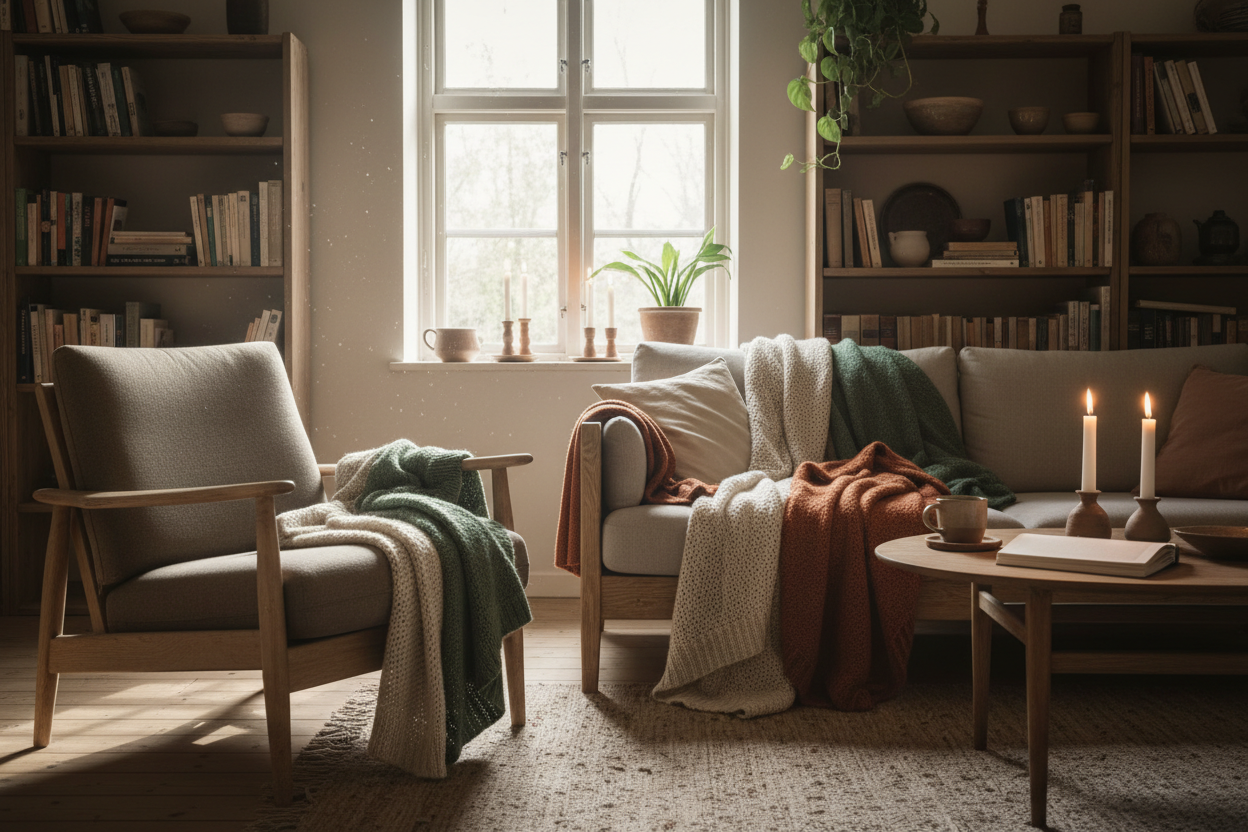 Mysig inredning – enkla detaljer som gör hemmet varmt