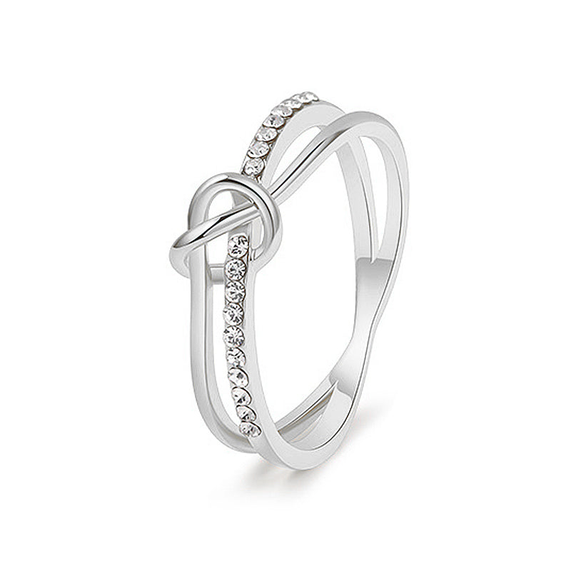 Mor & dotter Double Band Knot Ring - Dossify