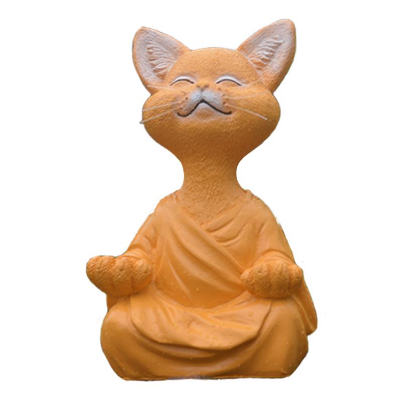 Buddha Prydnadskatt orange - Dossify