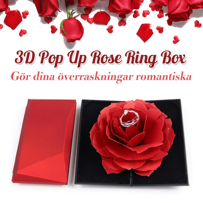 3D Popup Ros Ring Box - Dossify