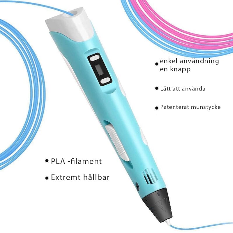 3D -skrivarpenna för barn och vuxna - Dossify
