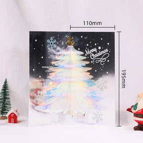 3D julhandgjorda kort (🎅Tidig Julförsäljning - 🔥köp 2, -10%🔥) BLÅ - Dossify
