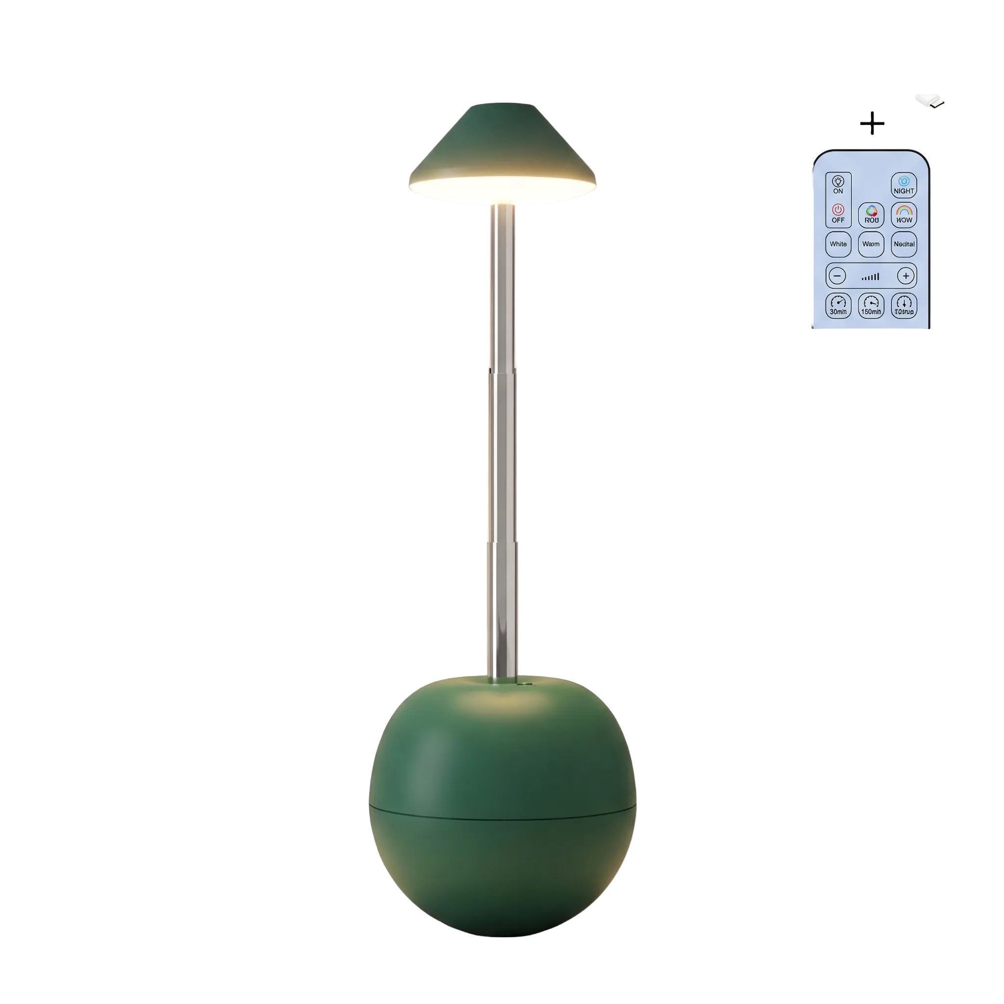 LED sängbordslampa med laddningsfunktion och fjärrkontroll