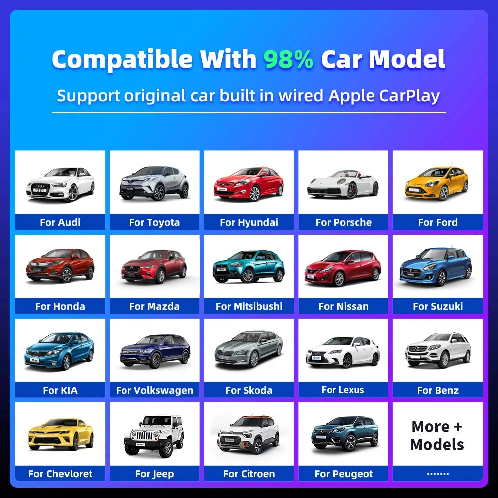 Trådlös Apple CarPlay & Android Auto Adapter