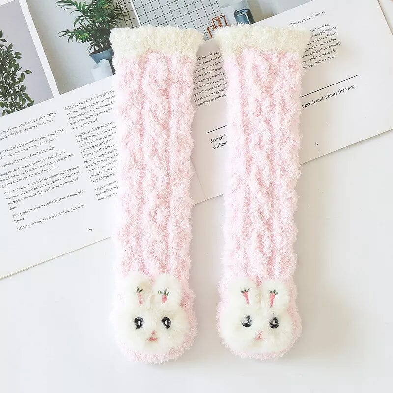 Bebis Vinter Fluffiga Toffel Sockor - Dossify