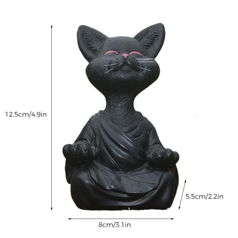 Buddha Katt Prydnad - Dossify